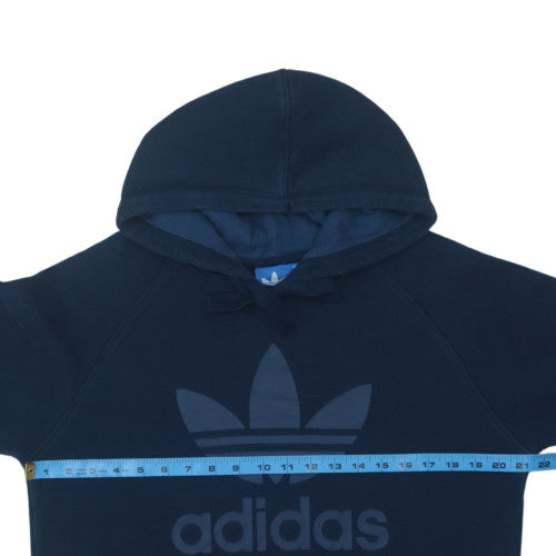 Adidas Men's Blue Pullover Hoodie L Hooded Fleece Sweatshirt