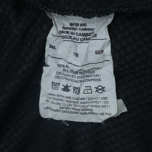 Nike Men’s Black 2XL Dri-FIT Sports Crew Neck Short Sleeve T-Shirt