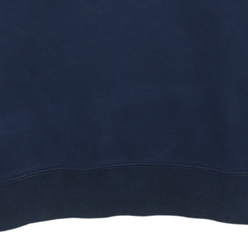 Nike Mens Blue Crew Neck Fleece Pullover Sweatshirt L