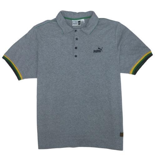 Puma Men’s Grey 2XL Regular Fit Cotton Polo Shirt