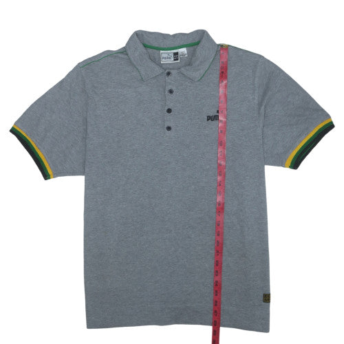 Puma Men’s Grey 2XL Regular Fit Cotton Polo Shirt