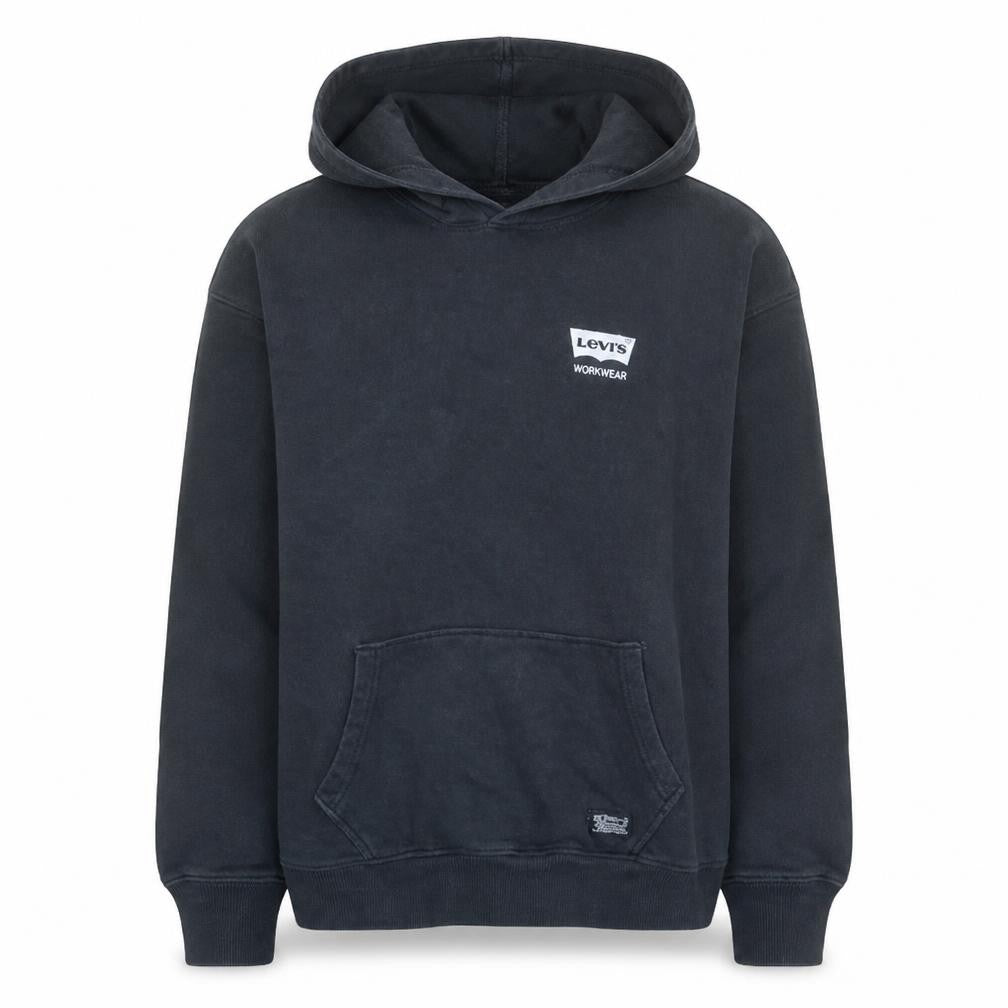 Levi's Men's Black XL Relaxed Fit Workwear Pullover Hoodie