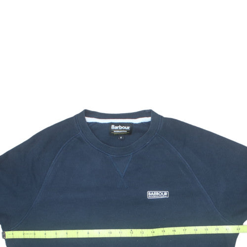 Barbour Men's Blue Crew Neck Pullover Sweatshirt Medium