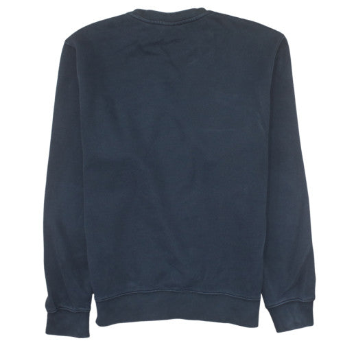 Nike Men Black Small Pullover Crew Neck Sweatshirt Graphic Logo