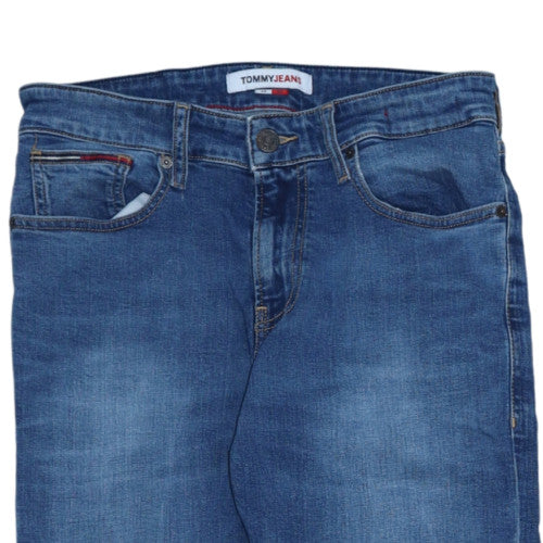 Tommy Jeans Women's Blue Ryan Relaxed Straight Denim Jeans Size 12