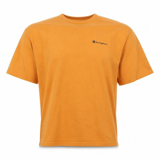 Champion Men's Orange Short Sleeve Crew Neck XXL Cotton T-Shirt