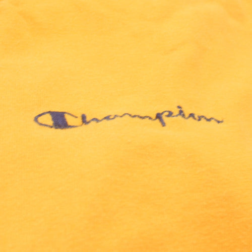 Champion Men's Orange Short Sleeve Crew Neck XXL Cotton T-Shirt