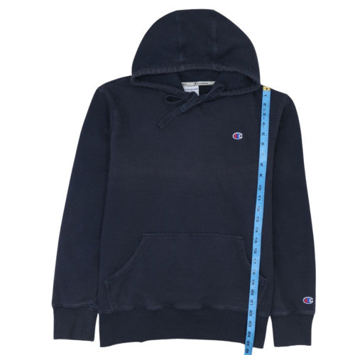 Champion Men's Blue XL Pullover Fleece Hoodie with Logo