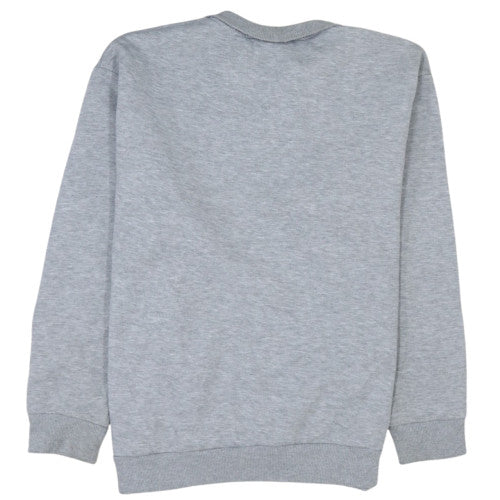 Kickers Mens Grey Classic 1/2 Zip Logo Sweatshirt Size M