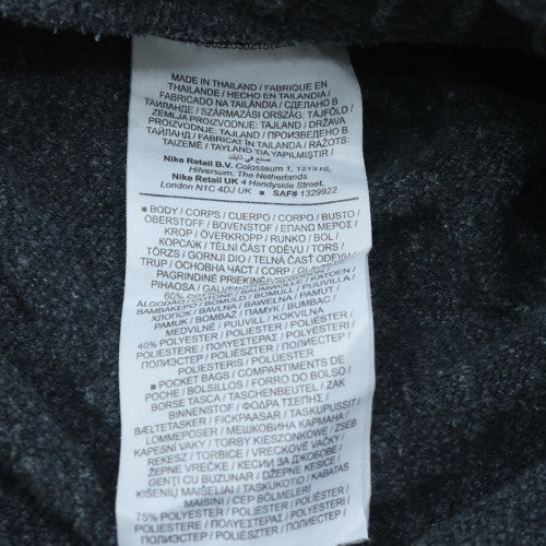 Nike Womens Grey Therma-Fit Wide Leg Fleece Sweatpants L