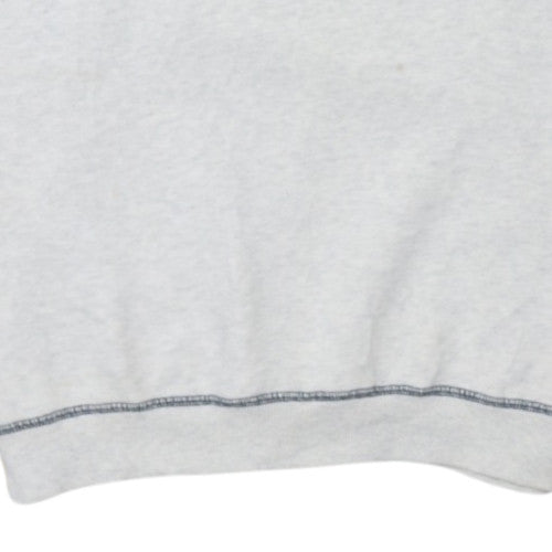 Fila Mens Grey Embroidered Logo Pullover Sweatshirt M