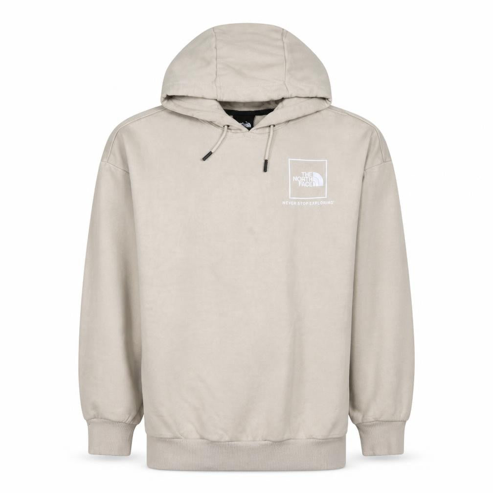 The North Face Mens Beige Pullover Hoodie M Regular Fit Fleece