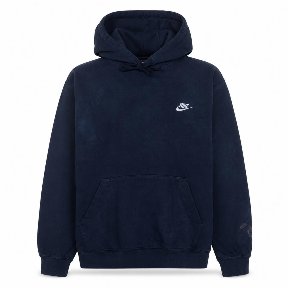 Nike Men's Blue Pullover Hoodie Fleece Regular Fit M