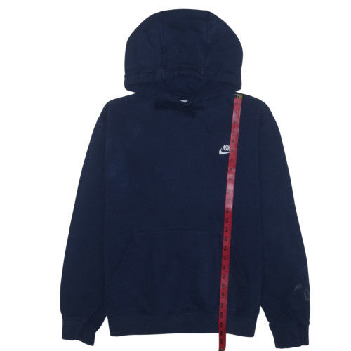 Nike Men's Blue Pullover Hoodie Fleece Regular Fit M