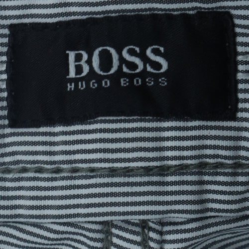 Hugo Boss Men's Grey 34 Chino Stretch Cotton Shorts