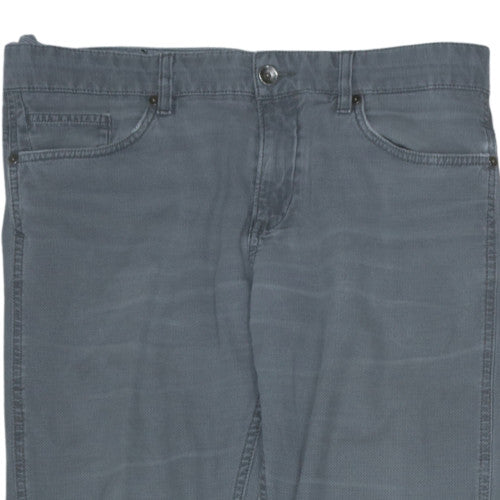 Hugo Boss Men's Grey 34 Chino Stretch Cotton Shorts