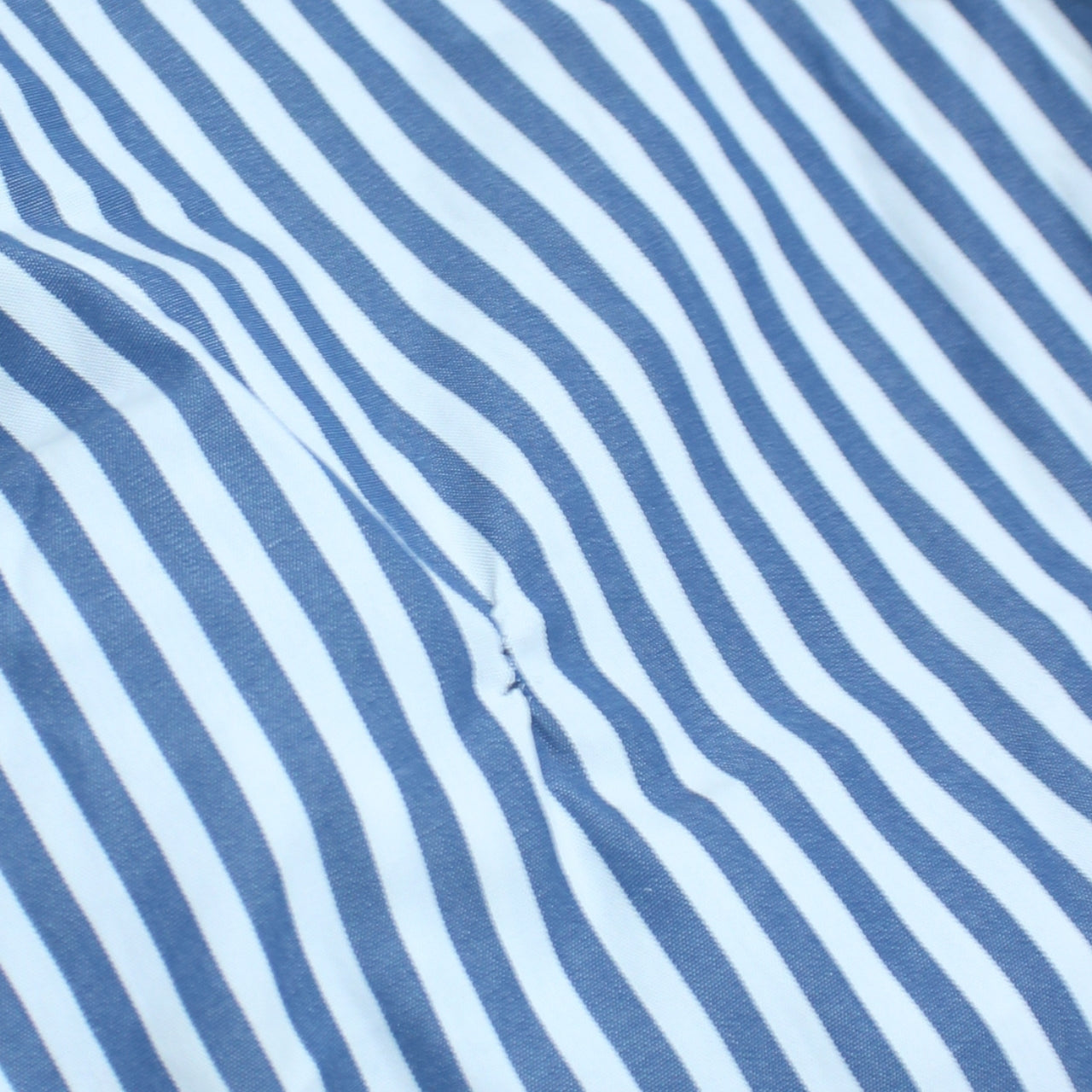Tommy Hilfiger Men's Blue Striped Button-Down Cotton Shirt XXL