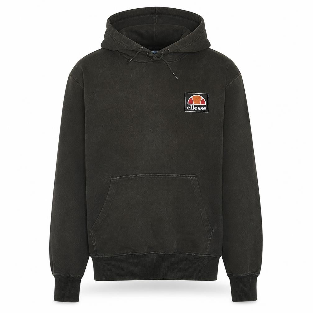 Ellesse Men's Green Pullover Hoodie L Regular Fit Fleece Logo Sportswear