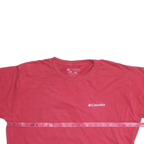 Columbia Men’s Red XL Graphic Dog Print Cotton T-Shirt