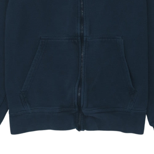 Nike Men's Blue Full Zip Hoodie M Fleece Sweatshirt