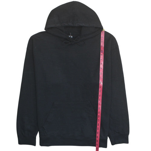 Nirvana Women's Black Pullover Hoodie Small Graphic Print Cotton Blend