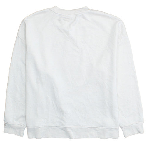 Disney Women's White Mickey Mouse Graphic Sweatshirt L