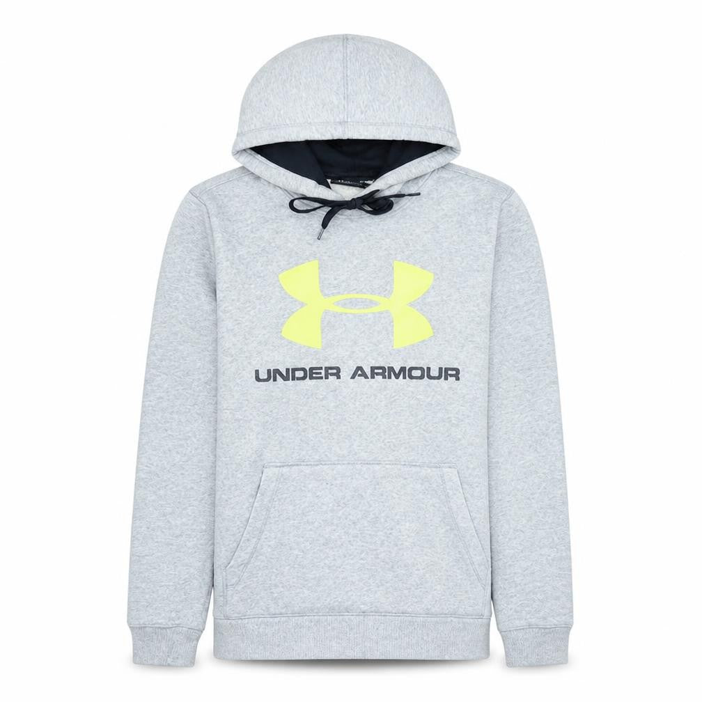 Under Armour Men's Grey Logo Pullover Hoodie Size S