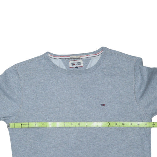 Hilfiger Denim Men's Grey Crew Neck Sweatshirt Small