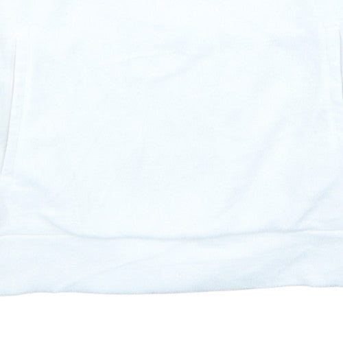 The North Face Womens White Fleece Pullover Sweatshirt M Regular Fit