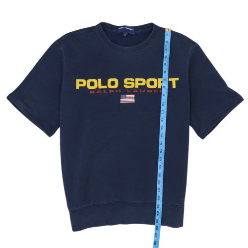 Ralph Lauren Polo Sport Men's Blue M Pullover Short Sleeve Sweatshirt