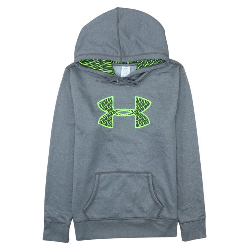 Under Armour Men’s Grey L Pullover Hoodie ColdGear Fleece