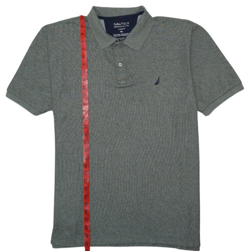 Nautica Men's Grey Classic Fit 2XL Performance Polo Shirt