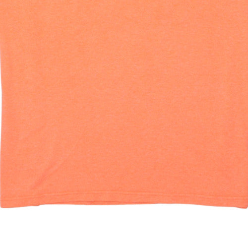 Columbia Men's Orange Short Sleeve Graphic Outdoor T-Shirt M