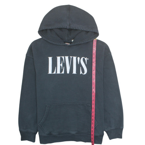 Levi's Men's Black Relaxed Fit Pullover Hoodie Size L