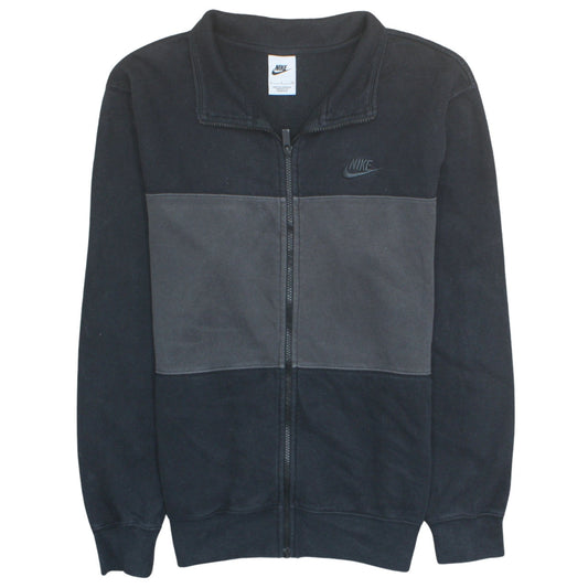 Nike Men's Black Full Zip Fleece Sweatshirt Size S Regular Fit