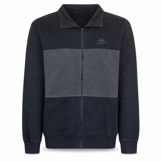 Nike Men's Black Full Zip Fleece Sweatshirt Size S Regular Fit