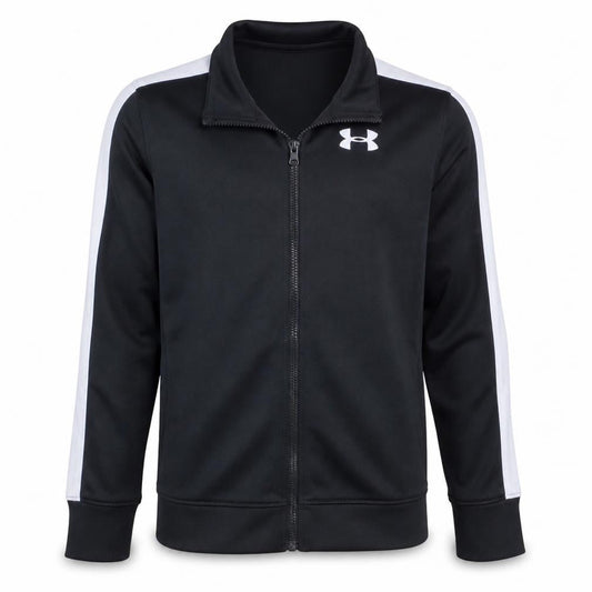 Under Armour Boys Black Full Zip Sweatshirt Size 158 Sports Top