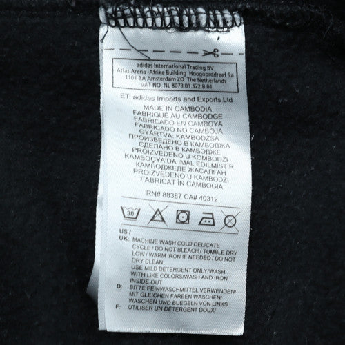 Lacoste Men's Black White 2XL Crew Neck Pullover Sweatshirt