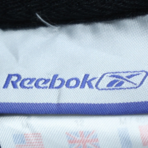 Reebok Women Navy Full Zip Sweatshirt Size M Classic Sportswear