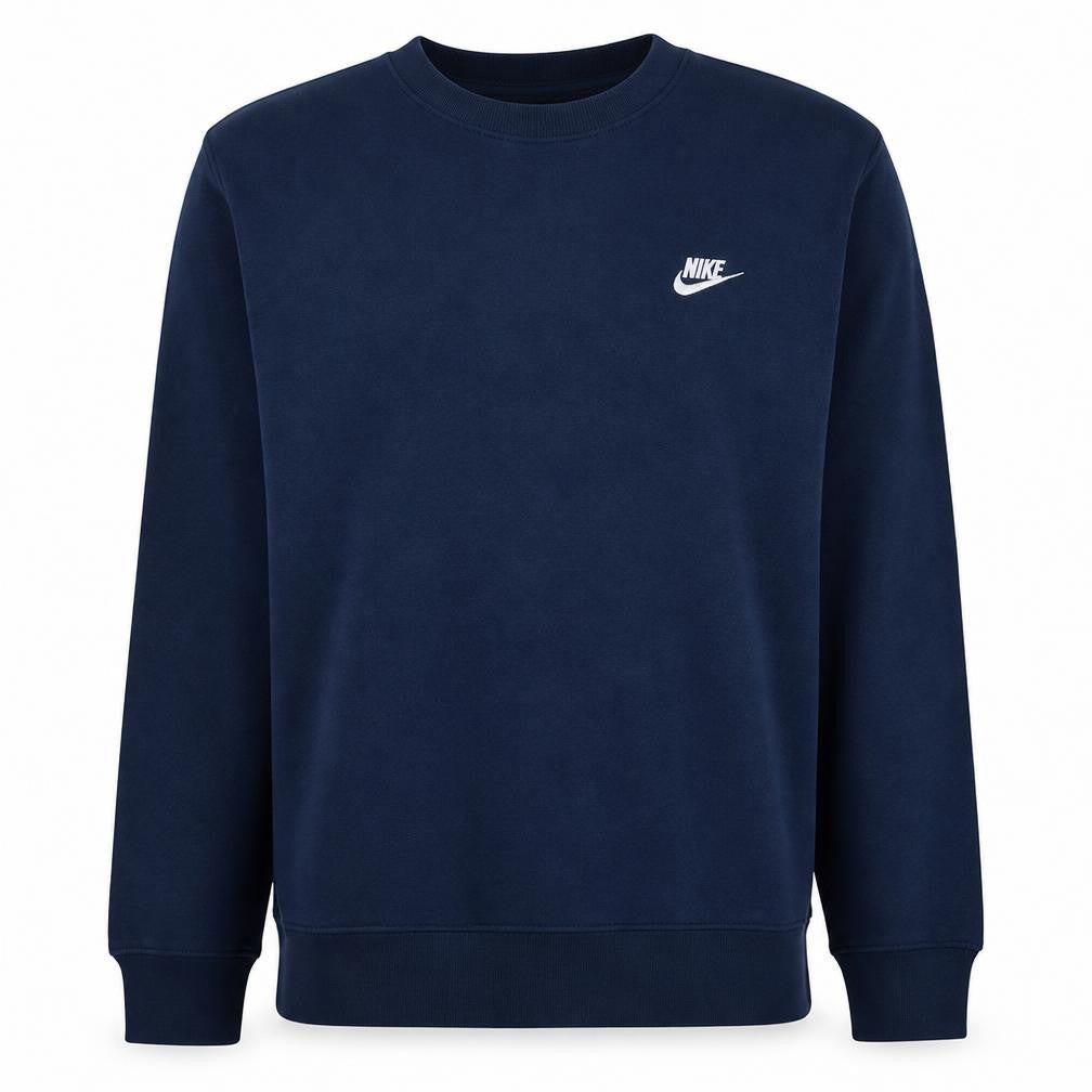 Nike Men's Blue Crew Neck Pullover Sweatshirt M Regular Fit