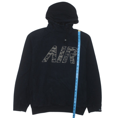 Nike Men's Black Pullover Hoodie L Graphic Sports Fleece Jumper