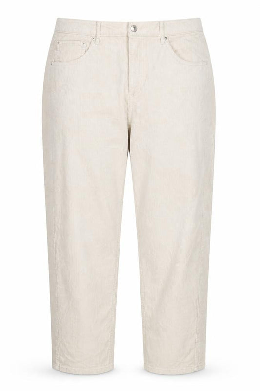 Marks and Spencer Womens Beige Corduroy Cargo Trousers Size 20 Regular