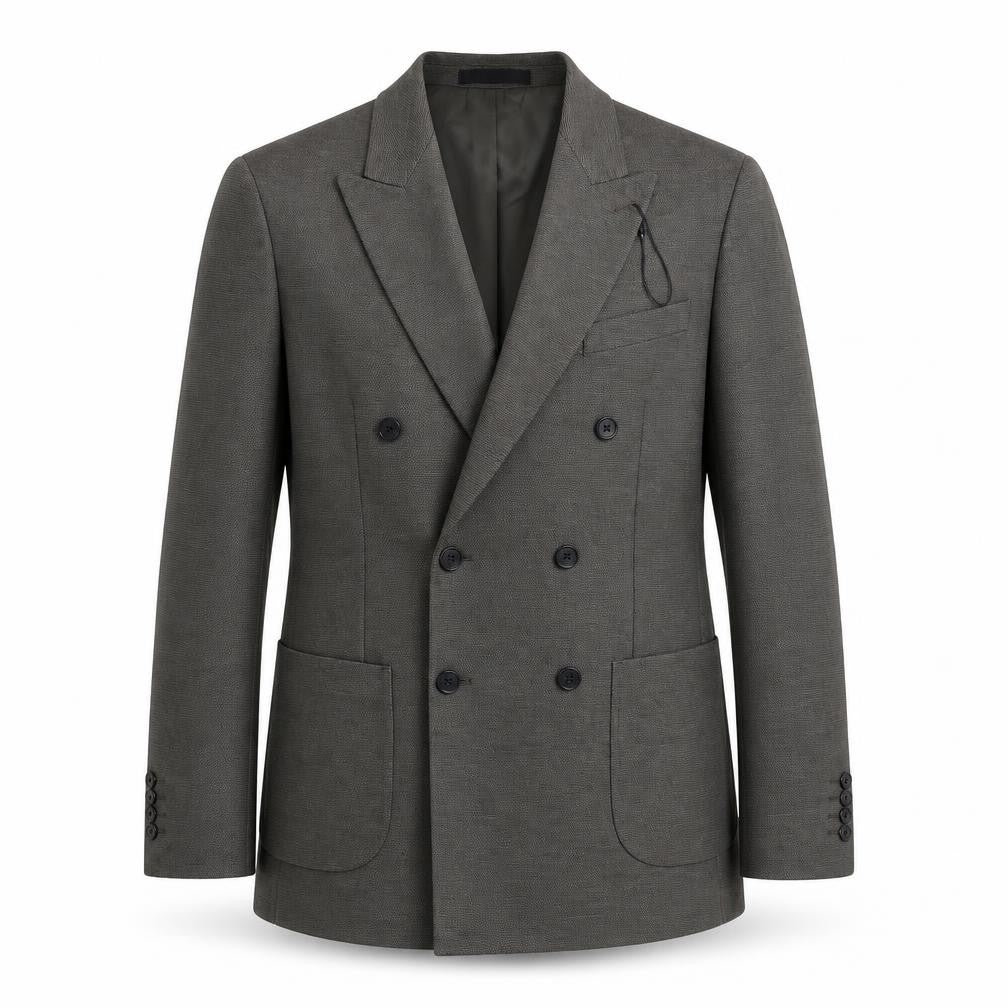 Marks and Spencer Men's Green Wool Blend Regular Fit Blazer 38R