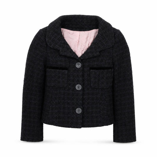 Principles Women’s Black Wool Blend Petite Blazer Jacket Size 10