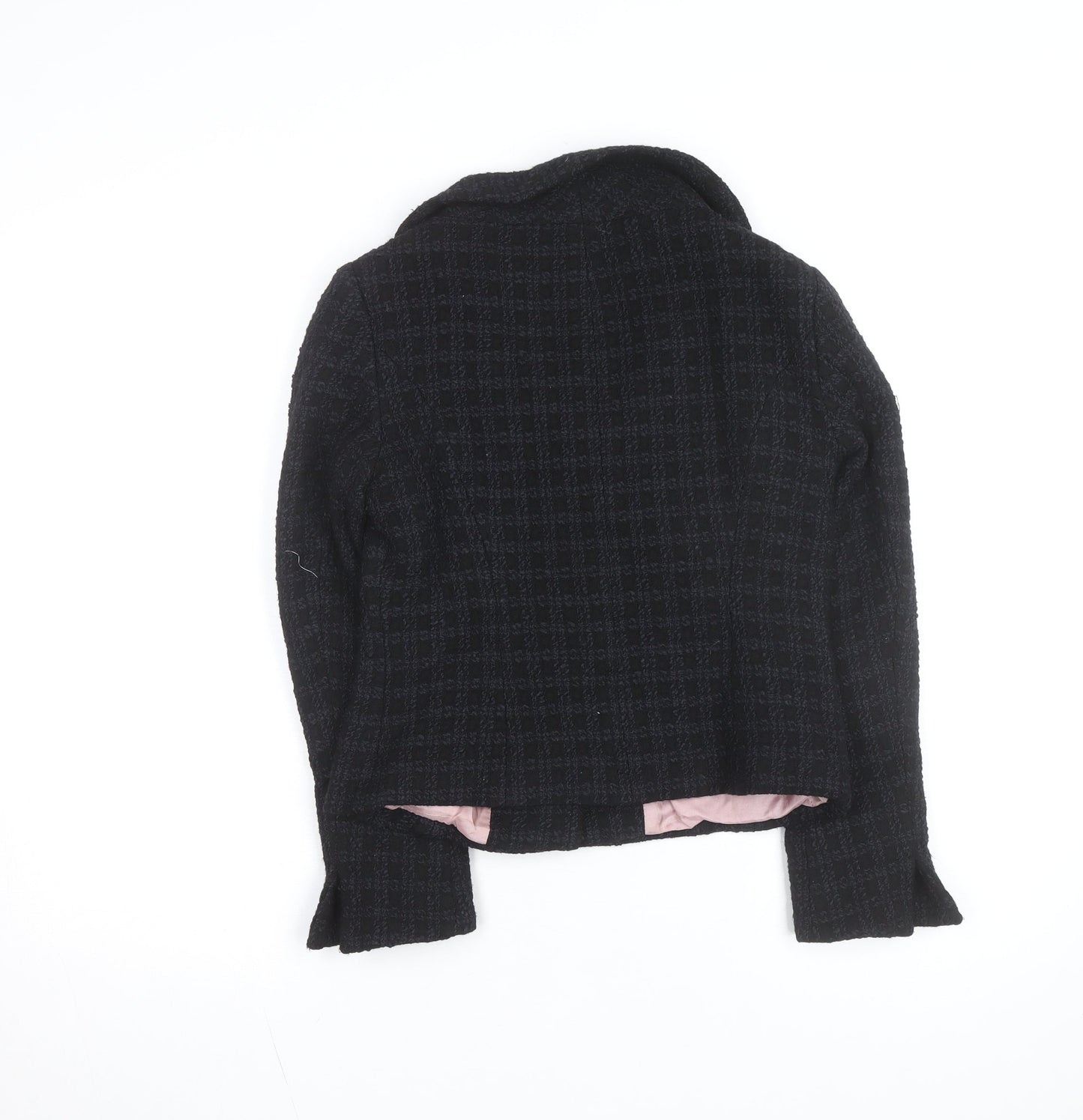 Principles Women’s Black Wool Blend Petite Blazer Jacket Size 10