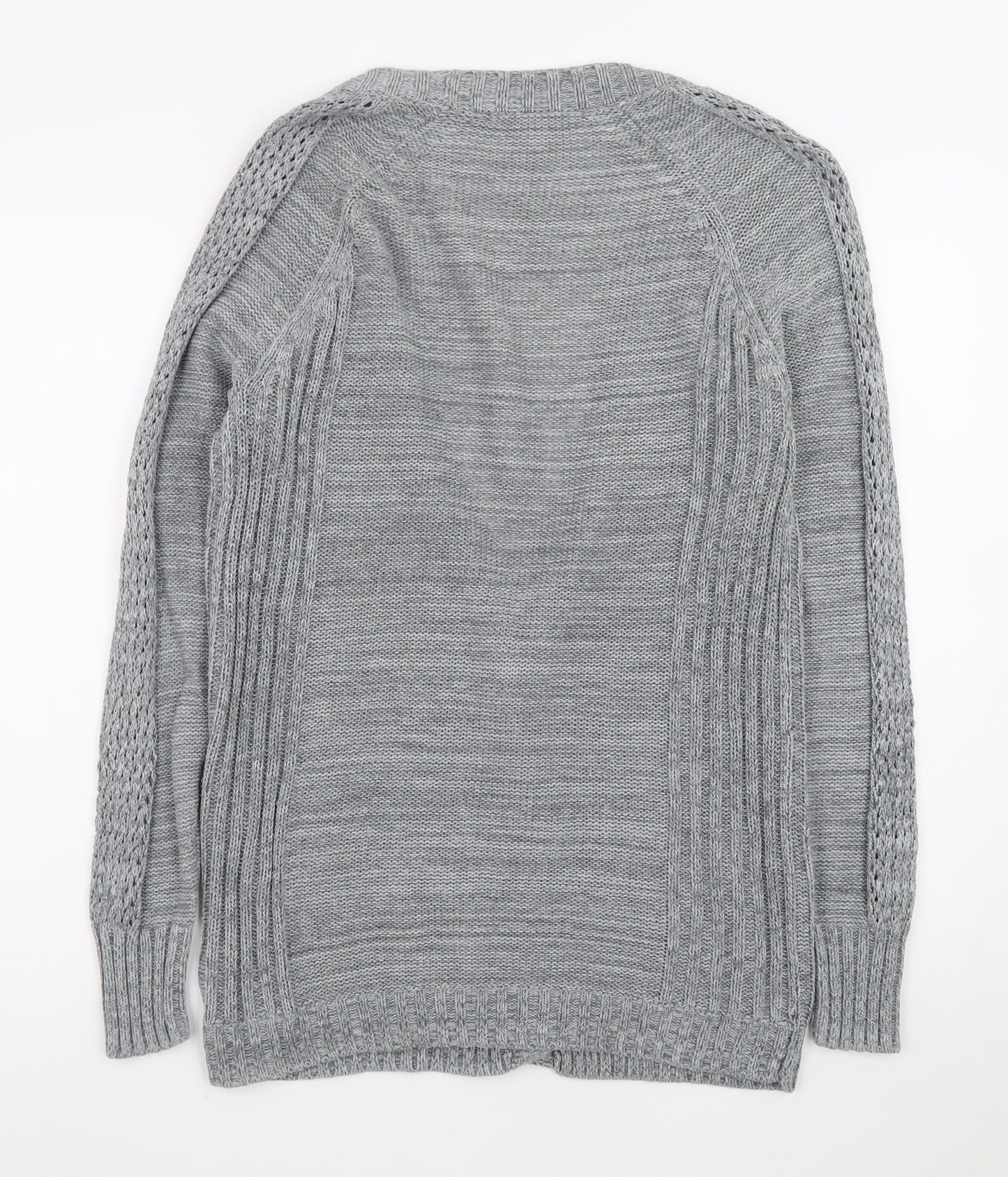 Victoria's Secret Women’s Grey Cotton Cable Knit Cardigan S