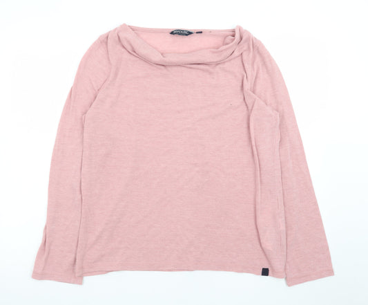 Regatta Women’s Pink Cowl Neck Long Sleeve Pullover Jumper Size 20