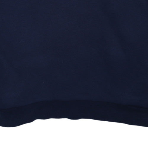FILA Mens Blue XL Pullover Hoodie Fleece Logo Sweatshirt