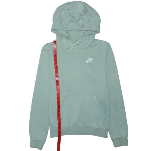 Nike Men's Green Small Pullover Hoodie with Logo