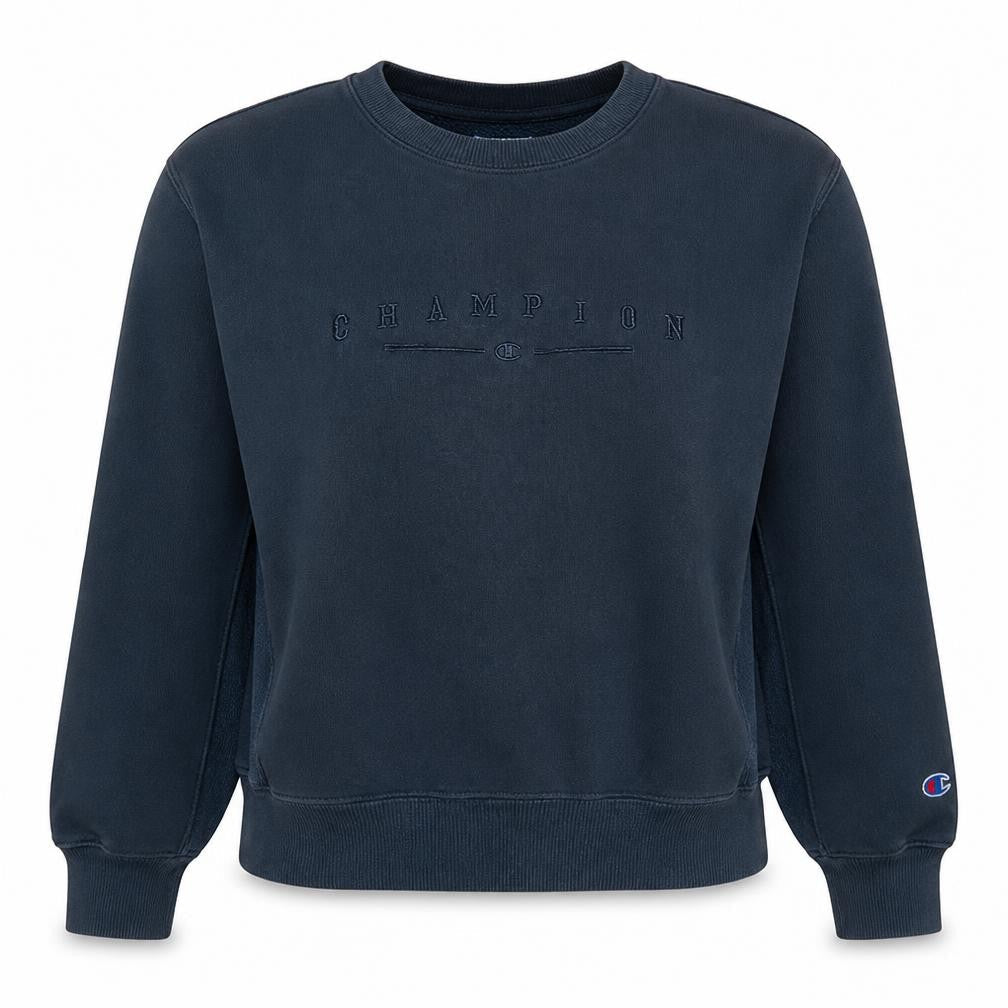 Champion Women’s Blue Reverse Weave Crew Neck Sweatshirt Size M